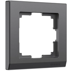 Изображение Рамка на 1 пост Stark (графит матовый) W0011864